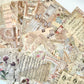 Vintage Ephemera Paper Pack | 50 Piece Junk Journal Collection
