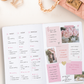 Undated Weekly Planner & Creative Journal | A5 Linen Planner with Dot Grid Pages