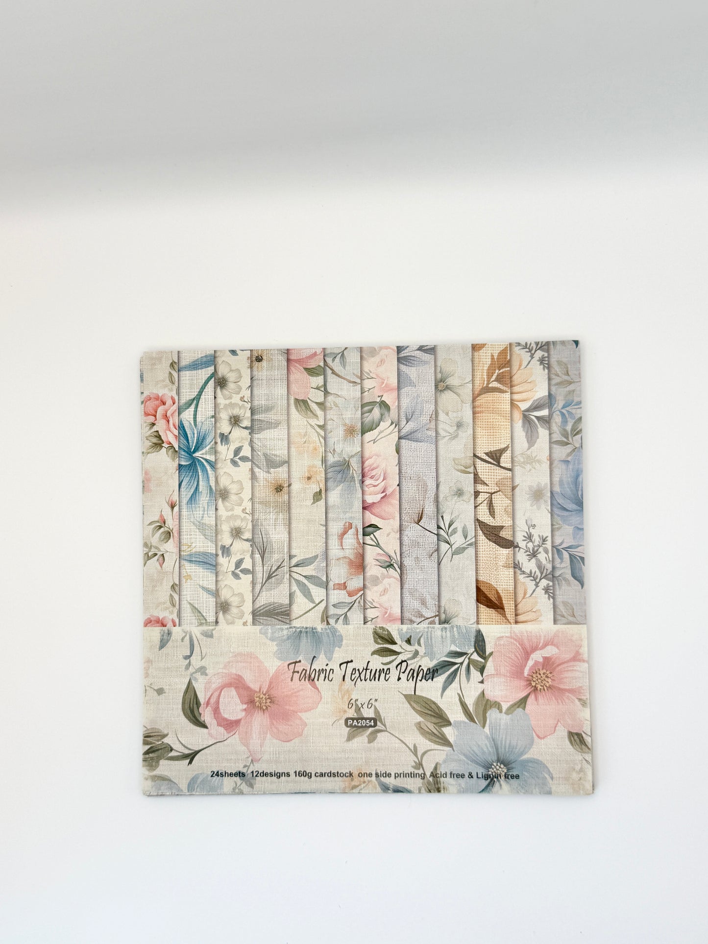 6x6 Vintage Floral Scrapbook Paper Pad | Decorative Cardstock Pack