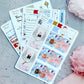 4 Sheets - Alice in Wonderland Planner Stickers Kit