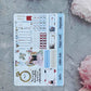 4 Sheets - Alice in Wonderland Planner Stickers Kit