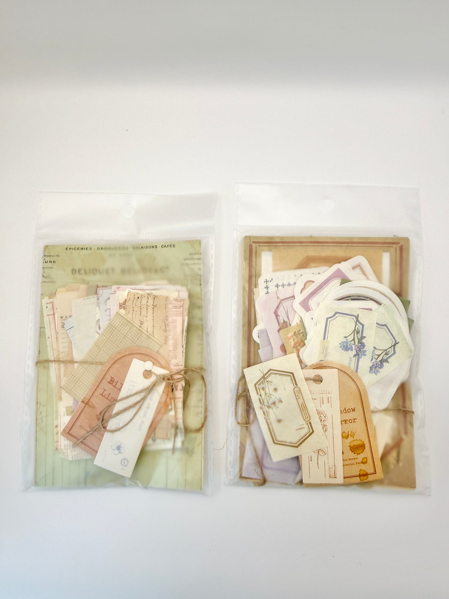 Vintage Floral Junk Journal Kit | Ephemera Pack for Journaling & Scrapbooking