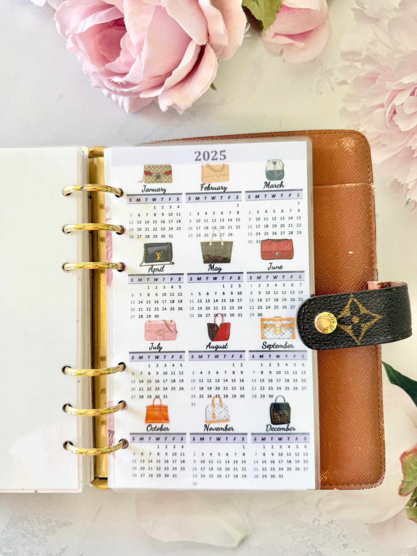 2026 Laminated Planner Bags Calendar