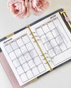2023 Dated Yearly Chic Girls Monthly Planner