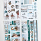 4 Sheets - Boho Girls Planner Stickers Kit