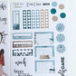 4 Sheets - Boho Girls Planner Stickers Kit