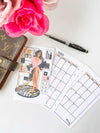 2023 Dated Yearly Girl Boss Monthly Inserts