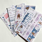 4 Sheets - Offline Self Care Planner Stickers Kit