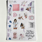 4 Sheets - Offline Self Care Planner Stickers Kit