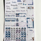 4 Sheets - Offline Self Care Planner Stickers Kit