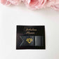 Black and Gold Diamond Sticky Pen Holder