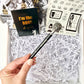Black Crystal Write your Story Pen