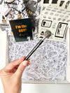 Black Crystal Write your Story Pen