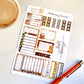 Autumn Fall Spice Stickers Kit - 4 sheets