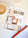 Autumn Fall Spice Stickers Kit - 4 sheets