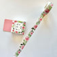 Spring Floral Pink Roses Washi Tape