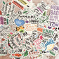 Colorful Motivation Quotes Die Cut Stickers