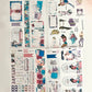 Fitness Workout Sticker Kit - 4 sheets