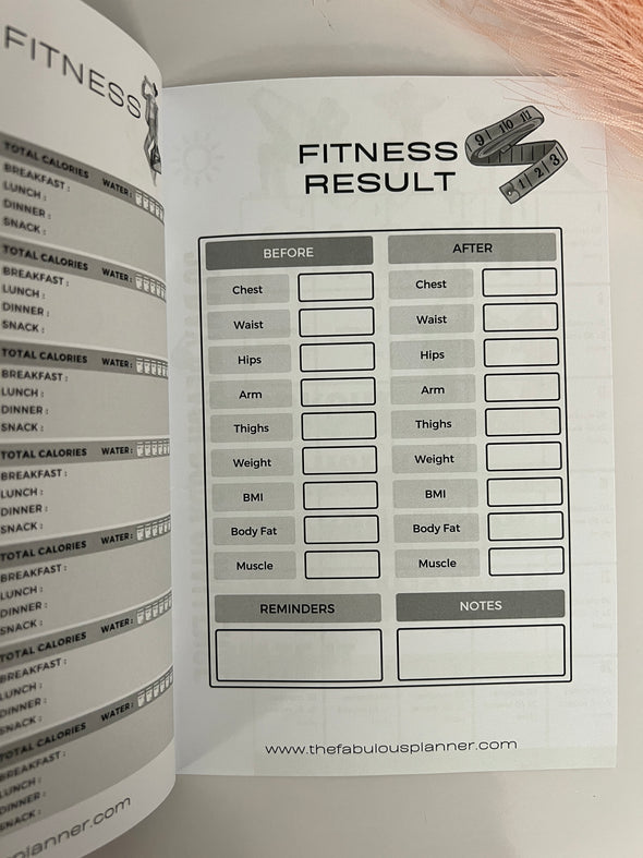 Fitness Workout Soft Cover Journal
