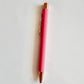 Pink Soft Rubbery Ballpoint Pen