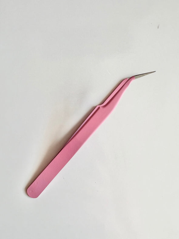 Sticker Pink Long Tweezer