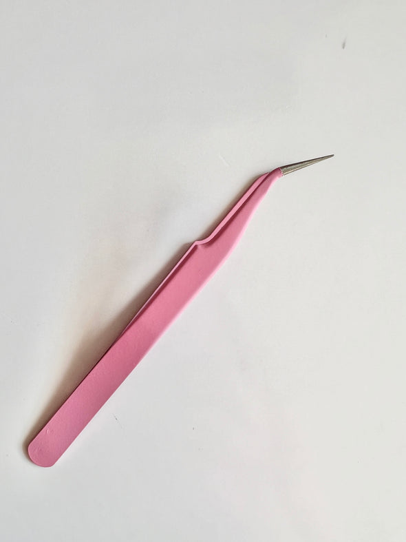 Sticker Pink Long Tweezer