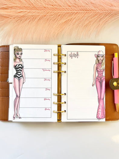 You can be Anything Pink Weekly Inserts