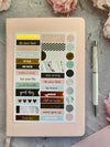 8 Sheets Functional Sticker Set for Planners