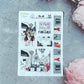 4 Sheets - Shopping is my Cardio Planner Stickers Kit