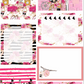4 Sheets Take me to Paris Matte Stickers Kit