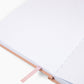 Undated Weekly Planner & Creative Journal | A5 Linen Planner with Dot Grid Pages