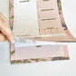 Beverly Hills Tropical Leaves Pink Daily Notepad
