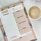 Beverly Hills Tropical Leaves Pink Daily Notepad