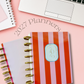 2027 Weekly and Monthly Discbound Planner - Laminated Cover
