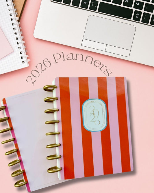 2026 Weekly and Monthly Discbound Planner - Laminated Cover