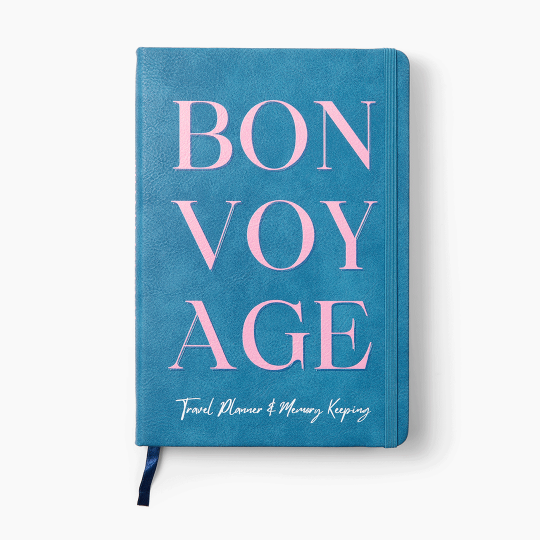 Bon Voyage Travel Journal | Vacation Planner & Memory Keeping Book