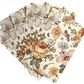 Fall Floral Scrapbook Paper Set - 60 sheets
