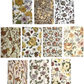Fall Floral Scrapbook Paper Set - 60 sheets