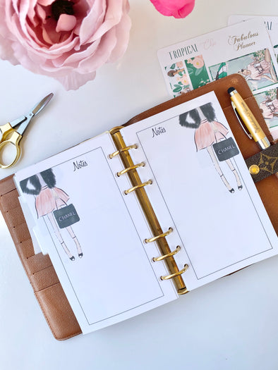 Fancy Girl Planner Notes