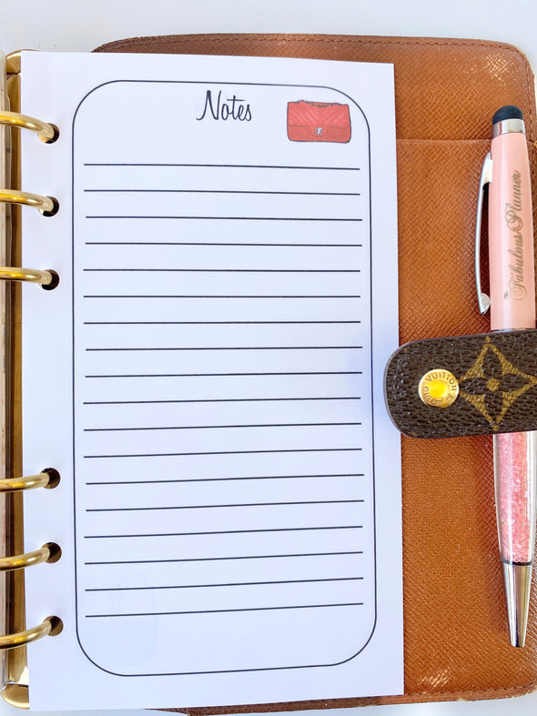 Fancy Bags Agenda Notes