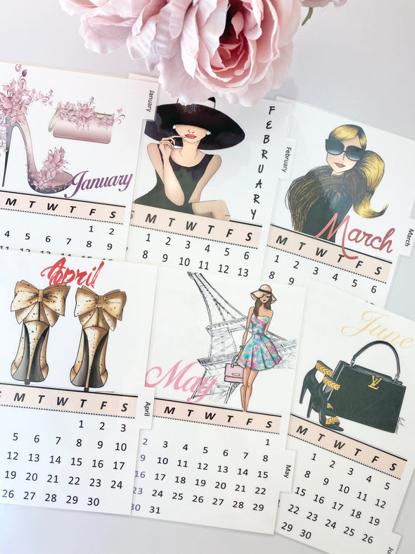 Calendar Dividers - Set of 12