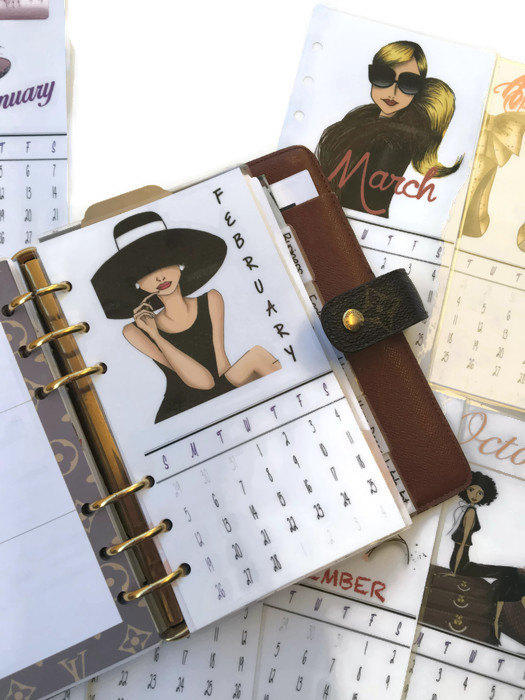 Calendar Dividers - Set of 12