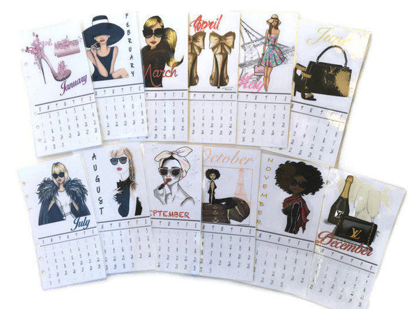 Calendar Dividers - Set of 12