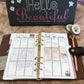 Handbags Vertical Weekly Planner Refills