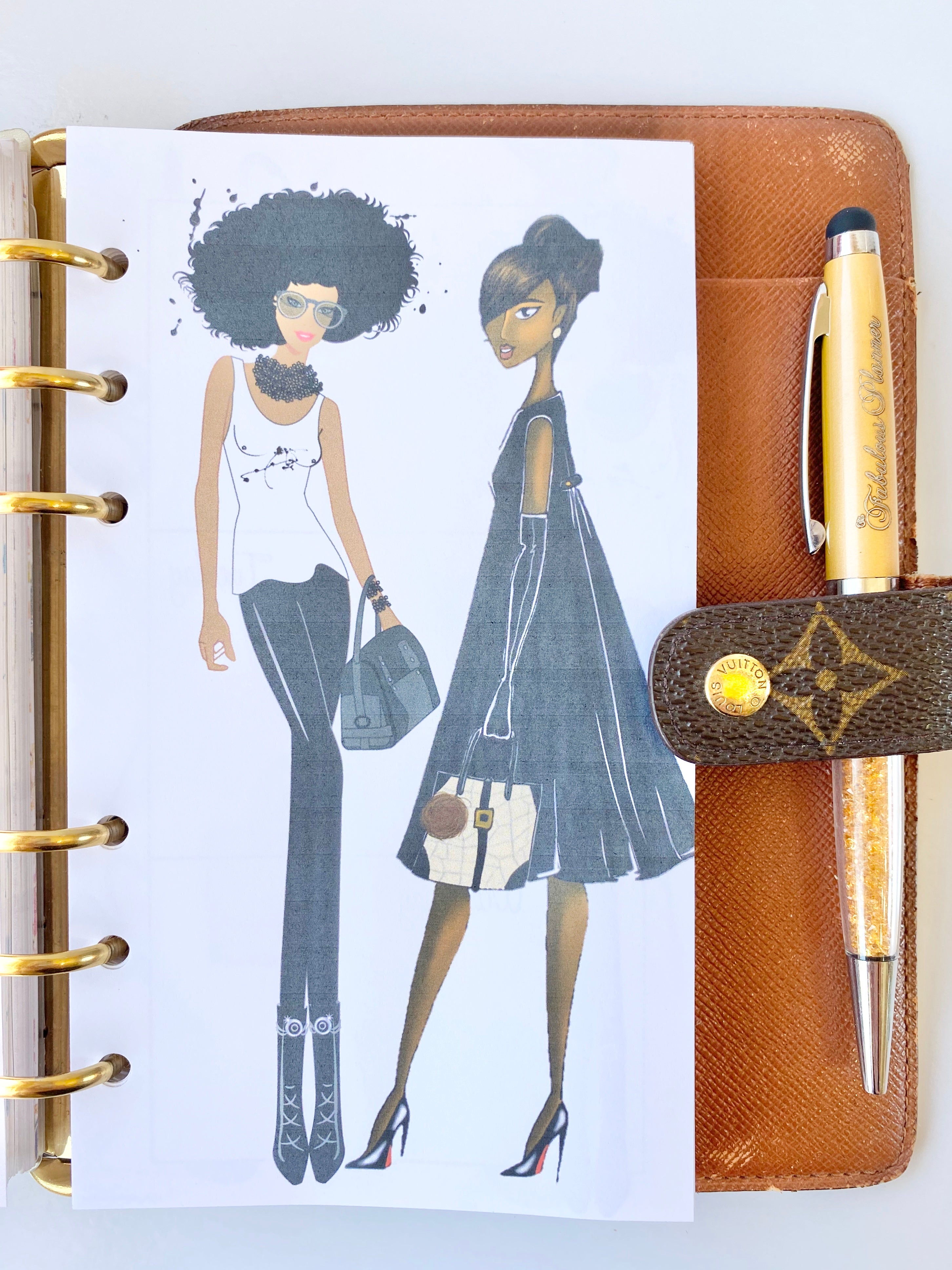 Fashionista Functional Weekly Planner Inserts – The Fabulous Planner