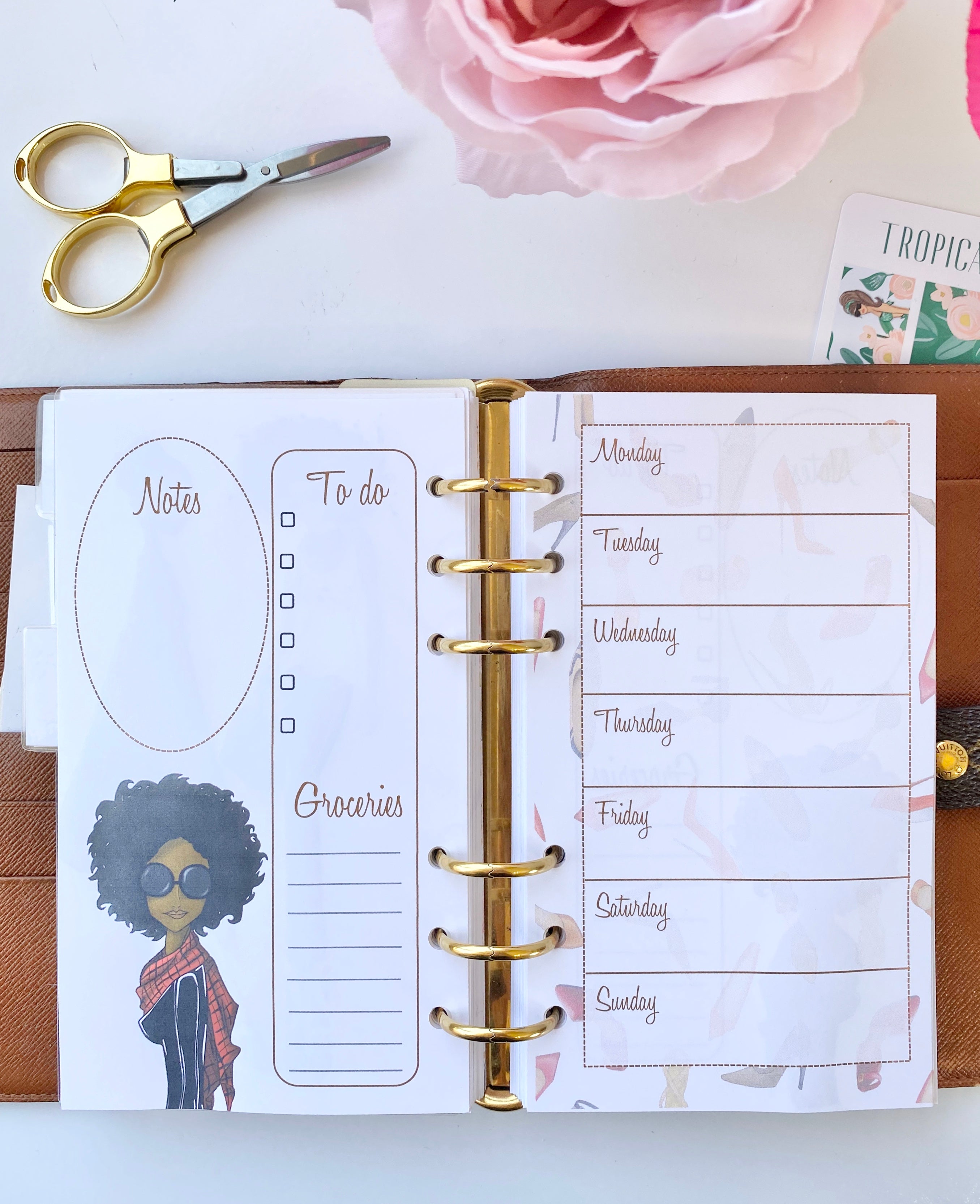 Handbags Vertical Weekly Planner Refills – The Fabulous Planner