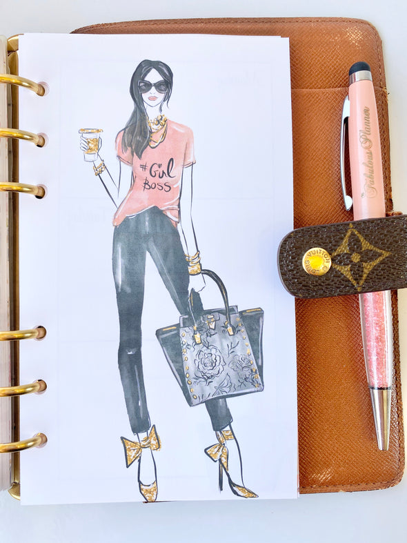 GirlBoss Weekly Insert Planner Pages