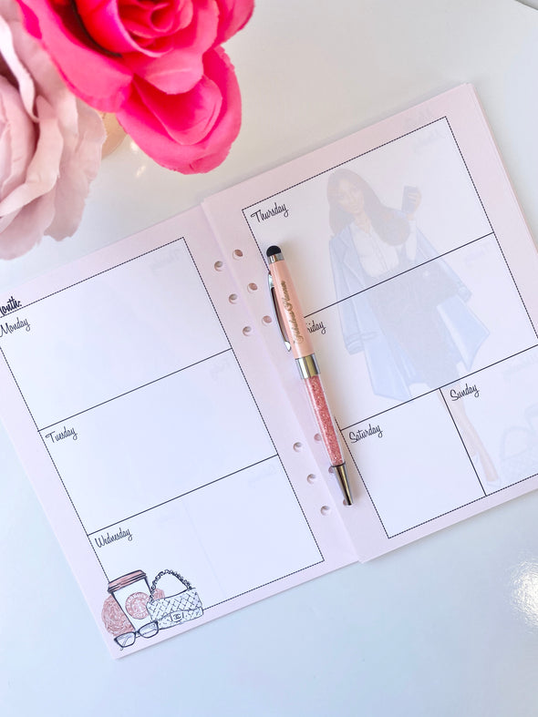 Boss Babe Weekly Inserts Planner Pages