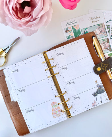 Paris Weekly Planner Refills