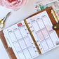 Handbags Vertical Weekly Planner Refills